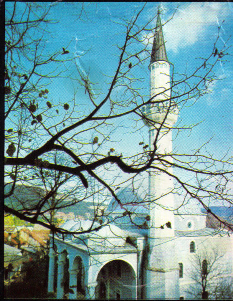 Fotografija Kizlar-agine džamije preuzeta iz prvog turističkog prospekta grada