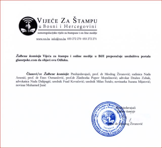 vijeće za štampu 4