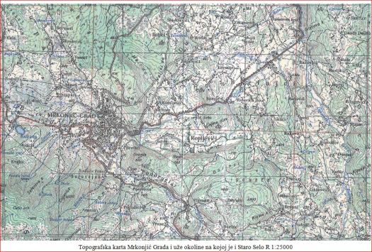 A Staro selo - karta