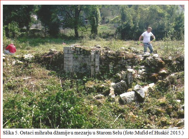 A Staro Selo, ostaci mihraba
